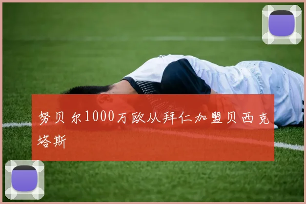 努贝尔1000万欧从拜仁加盟贝西克塔斯